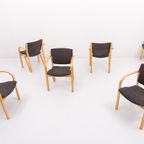 Set Of 6 Danish Design Chairs / Eetkamerstoel From Four Design thumbnail 3