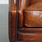 Begeerlijke Schapenleren Clubfauteuil Met Prachtige Kleuren En Een Comfortabele Zit thumbnail 13