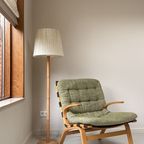 Vintage Houten Kleppe Faureuil Uit Denemarken thumbnail 10