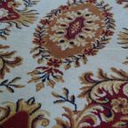 Rood Oosters Vloerkleed Met Onder Andere Gele Bloemen 285x200cm thumbnail 4
