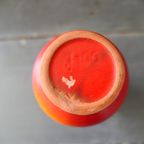 Vintage Marei Oranje Vaas 7100 W. Germany thumbnail 3