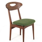 Set 4 Eetkamerstoelen Vintage Stoelen Nieuw Bekleed Gerestaureerd thumbnail 15