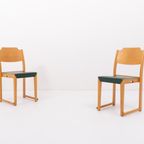 Set Of 6 Scandinavian Design Herman Seeck Chairs / Eetkamerstoelen For Asko, Finland 1950S thumbnail 5