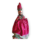 Kleurrijke Marionet Pop Uit India 2 Zijdig ( Man Én Vrouw) thumbnail 3