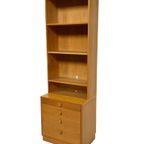 Vintage Kast Boekenkast Wandkast Jaren 60 Eiken Design thumbnail 4