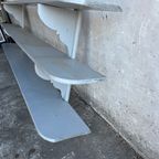 Xl Antique French Wall Rack – Industrial Style thumbnail 5