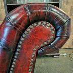 Chesterfield Daybed - Antiek Rood. Speciale Nagels thumbnail 7