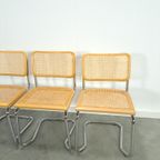 Italiaanse Webbing Set Stoelen Met Chromen Buisframe thumbnail 9