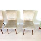 4 X Retro Vintage Stoel Eetkamerstoel Jaren 60 Stoelen thumbnail 3