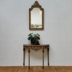 Barok Rococo Wandconsole Sidetable Met Marmer Blad En Spiegel 03 thumbnail 10