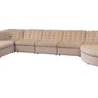 Vintage Laauser Modulaire Zitgroep Velours 6-zits thumbnail 10