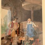 De Gelaarse Kat - Herman Moerkerk (1879-1949) - Watercolour thumbnail 4
