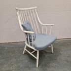 Pastoe Lena Larsson Spijlen Stoel Nesto Jaren 60 Fauteuil thumbnail 2
