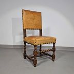 Matching Set / Castle Chairs / Neo Barok / Sheep Leather / 1900S thumbnail 11