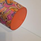 Jaren 70 Kunststof Vintage Blormpot Prullenbak Pot thumbnail 6