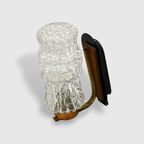 Vintage Wandlamp - Hout, Glas Jaren '50/'60 | 01266 thumbnail 3