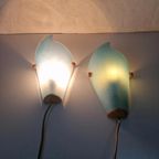 Jaren 90 Massive Wandlampen Design Blauw. thumbnail 6