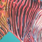 Offset Litho Naar Andy Warhol Grevy’S Zebra 201/2400 Pop Art Kunstdruk thumbnail 7