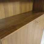 Vintage Mid Century Secretaire Barkast Wandkast thumbnail 10