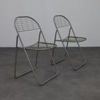 Pair Of Åland Folding Chairs By Niels Gammelgaard For Ikea, 1980s thumbnail 3