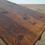 Brutalist Wooden Coffee Table / Bench thumbnail 3