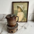 Theepot En Theelicht Volendams Aardewerk thumbnail 5