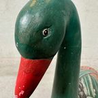 Vintage Grote ‘lokeend’ – Hout thumbnail 8