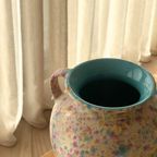 Vintage 1970S Pastel Pottery Vase thumbnail 3