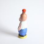 Vintage Goebel Porcelain Decanter Of Silent Sam, 1920S. thumbnail 5