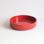 Red Centrepiece Bowl Or Fruit Bowl By Aldo Londi For Bitossi thumbnail 5