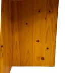 Vintage Grenen Salontafel / Bijzettafel Minimalist Design thumbnail 18