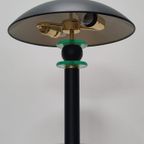 Vintage Tafellamp Hollywood Regency Stijl Zwarte Lamp Metaal thumbnail 3