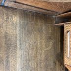 Vintage Amerikaans Rolluikbureau In Massief Eik/retro Bureau thumbnail 11