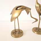 Caravell 70's Vintage Set Kraanvogels Messing Vogels thumbnail 3