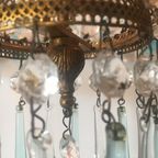 Italiaanse Hanglamp Azuur Teardrop Lamp Murano Kroonluchter thumbnail 4