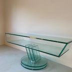 Mid Century / Vintage Glazen Italiaanse Salontafel thumbnail 11