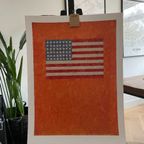 Jasper Johns (american, Born 1930), Flag On Orange Field, 1957 thumbnail 9