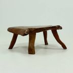 Xl Brutalist Tree Trunk Coffee Table 1960s thumbnail 8