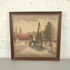 George Lammens - Pastel - Begijnhof Brugge thumbnail 2