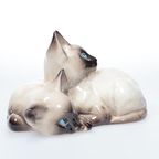 Beswick Vintage Beeldje Siamese Poesjes thumbnail 5