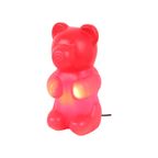 Rode Gummi Beer Lamp Messow Jaren 90 Vintage Pop Art Nachtlamp thumbnail 6