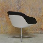 Zgan! Zwarte Leren Walter Knoll Turtle Design Draaifauteuil thumbnail 5