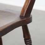 Tijdloze Elegante Set Van 10 Antieke Engelse Oxford Eetkamer/ Keuken Stoelen thumbnail 13