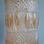 Grote Hanglamp Van Glas En Messing, Type Lantaarn, 1960 thumbnail 6