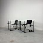 Set Vintage Pastoe Fm60 Fauteuils Tuigleer thumbnail 4