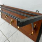 Vintage Mid Century Wandkapstok Met Hoedenrek thumbnail 5