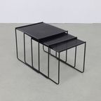 Postmoderne Bijzettafels 3 Nestingtables Mimiset, 1980s thumbnail 6