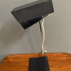 Black And Chrome Table Lamp By Josef Hurka For Napako 1960S thumbnail 7