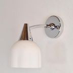 Vintage Circe Antonangeli Illuminazione Wandlamp Glas Metaal thumbnail 3