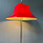 Rode Willem Hagoort Space Age Vloerlamp - Mid Century Acrylglas Lamp thumbnail 3
